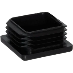 Embout Carré Entrant Noir Ø Ext. Tube 40x40 Mm PRODIF-SOMEC E4140