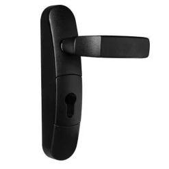 JPM Béquille à Cylindre Pour Porte Extérieure Compatible Fermeture Anti-panique Fluid - Couleur Noir