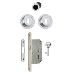 Set Porte Coulissante Intérieure à Condamnation Clé L Alu Hoppe Axe 50mm 5 Set Porte Coulissante Intérieure à Condamnation Clé L Alu Hoppe Axe 50mm -Boutique du manoir 12735101 759836