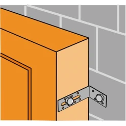 Simpson Strong-Tie Équerre D'assemblage 60x60x60 Mm épaisseur 2 Mm -Boutique du manoir 180333