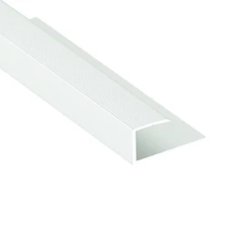 Arrêt Parquet - Stratifié Pré-percé Romus Alu Incolore Longueur 2.70 M Hauteur 7.2 - 8.2 Mm 1973 -Boutique du manoir 1983 1