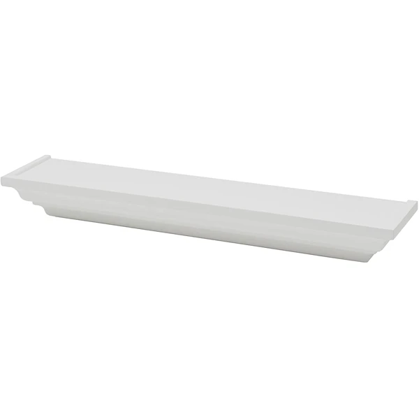 Mottez Étagère Corniche En Bois Laqué Blanc - Longueur 91 Cm 1 Mottez Étagère Corniche En Bois Laqué Blanc - Longueur 91 Cm