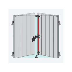 Tringle Aluminium Rainurée Espagnolette – Torbel – 1570mm Diamètre 14mm