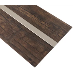 Seuil De Porte Plat En Aluminium Titane Adhésif RODCRAFT 2573 Romus -Boutique du manoir 2571s