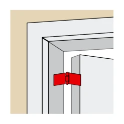 Clemenson Industrie Charnière à Souder Acier 3 Nœuds Pour Porte En Métal - 12 X 45 X 60 Mm -Boutique du manoir 3noeud4