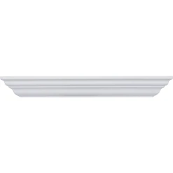 Mottez Étagère Corniche En Bois Laqué Blanc - Longueur 91 Cm 6 Mottez Étagère Corniche En Bois Laqué Blanc - Longueur 91 Cm -Boutique du manoir 4 2