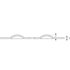 Dalle Podotactile Dalinox En Inox Brossé 304 928 X 420 X 7 Mm : Romus -Boutique du manoir 4214 2