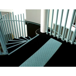 Dalle Podotactile Intérieur Tactidal En Caoutchouc 420 X 800 Mm Gris Foncé : Romus -Boutique du manoir 4250 3 1