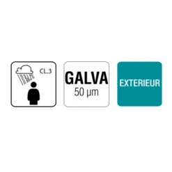 Simpson Strong-Tie Support De Faîtage RB Acier Galvanisé Largeur 40 Mm Longueur 250 Mm -Boutique du manoir 7 1