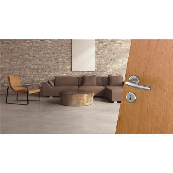 Ensemble Rosace Clé En L Alta Hoppe Inox Porte 38-42mm - Carré 7mm 1 Ensemble Rosace Clé En L Alta Hoppe Inox Porte 38-42mm - Carré 7mm