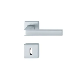 Ensemble Rosace Clé En L Dublin Hoppe Alu Chromé 37-70 Mm Carré 7 Mm -Boutique du manoir alu dublin hoppe cll