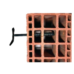 I.N.G. Fixations Arrêt Volet Parpaing Brique Creuse 190 Mm Tige Ø10mm Acier Noir X25 -Boutique du manoir application brique creuse