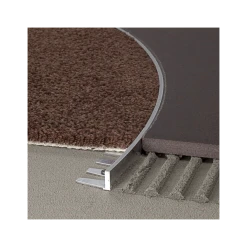 Arrêt Cintrable Droit Percé Alu Brut - 10 Mm X 2.50 M Romus 13526 -Boutique du manoir arret cintrable det002