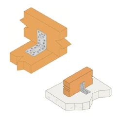 Équerre Renforcée 65X90X90 Mm Simpson Strong-Tie 2/2.5/7090 -Boutique du manoir autrevisuel 737553