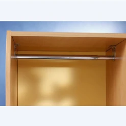 Mottez Barre Penderie Télescopique 68 à 120 Cm Et 1 Crochet Central -Boutique du manoir barre penderie reglable 2