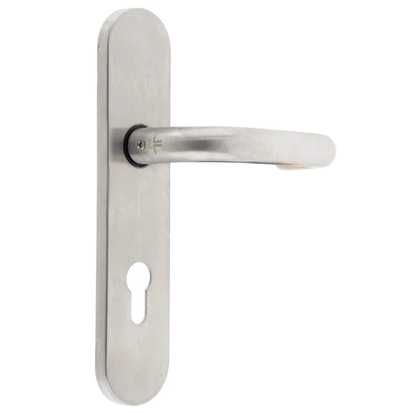 Béquille Avec Entrée Clé Tesa Sena Pour Serrure Série CF60 - En Inox 1 Béquille Avec Entrée Clé Tesa Sena Pour Serrure Série CF60 - En Inox
