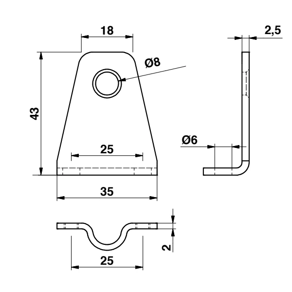 Butée Pour Tourniquet Marseillais De Ø 10 Mm Torbel En Inox 316L 1 Butée Pour Tourniquet Marseillais De Ø 10 Mm Torbel En Inox 316L
