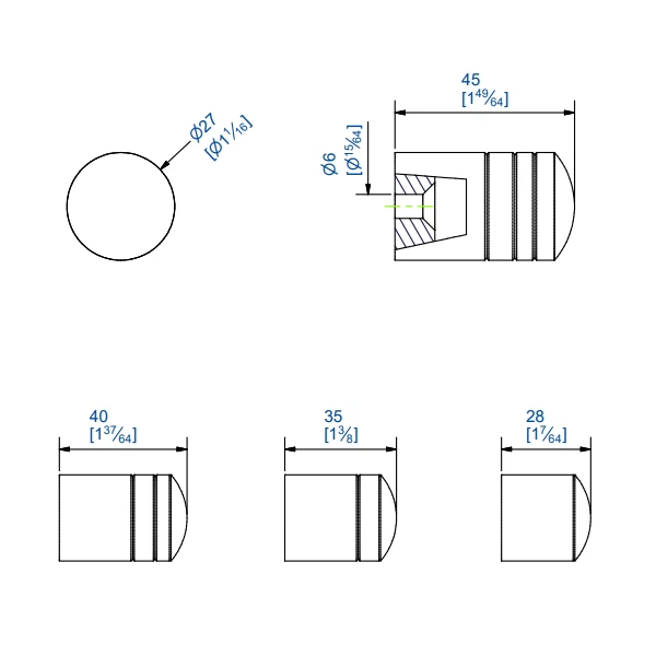Butée De Volet Battant Ajustable Mantion Beige - 27 X 45 Mm 2 Butée De Volet Battant Ajustable Mantion Beige - 27 X 45 Mm – Image 2