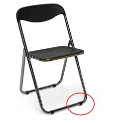 Patin Pour Tube Rond En Alu - Noir - Diamètre 16 Mm - Lot De 4 CQFD 2004-8602 -Boutique du manoir chaise