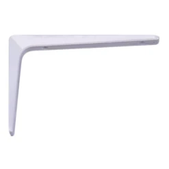 Monin Console D'étagère En Acier Laqué Blanc - 200 Mm X 250 Mm