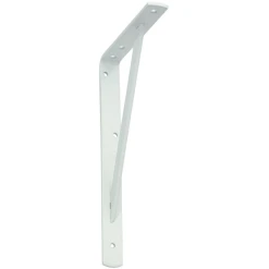 Monin Console D'étagère Renforcée En Acier Laqué Blanc - 500 Mm X 330 Mm