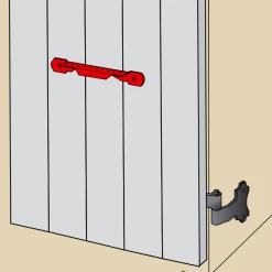 Crémaillère En Aluminium Blanc Torbel Volet Alu Et PVC Longueur 180 Mm -Boutique du manoir crem2