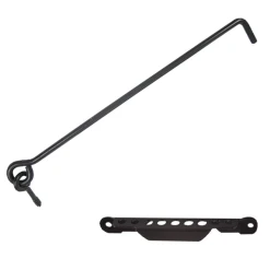 Crochet à Visser Avec Crémaillère Torbel Noir Longueur 500 Mm -Boutique du manoir cro3 1