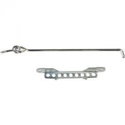 Crochet à Visser Avec Crémaillère Torbel Pour Volet Battant 8 X 500 Mm