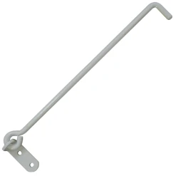 Crochet à Crémaillère Sur Platine Aluminium Blanc Torbel Longueur 500 Mm -Boutique du manoir crochetblanc