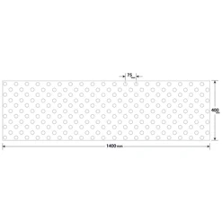 Dalle Podotactile PU Adhésive Accessdal Romus - 1400 X 400 Mm - Gris Foncé RAL 7015 4324 8 Dalle Podotactile PU Adhésive Accessdal Romus - 1400 X 400 Mm - Gris Foncé RAL 7015 4324 -Boutique du manoir d4322