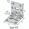 Équerre Renforcée E20 95x170x113 Mm Simpson Strong-Tie E20/3