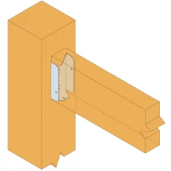 Étrier De Clôture FB24 40x85x20 Mm Simpson Strong-Tie FB24Z -Boutique du manoir etrier cloture