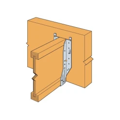 Simpson Strong-Tie Étrier IUSE à Brides Latérales Acier Galvanisé 249 X 100 Mm -Boutique du manoir etrier iuse 2
