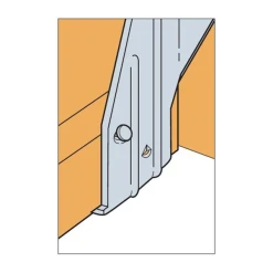 Simpson Strong-Tie Étrier IUSE à Brides Latérales Acier Galvanisé H 299 Mm L 61 Mm -Boutique du manoir etrier iuse 4