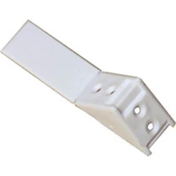 Systemtac 103+ équerre Simple à 4 Trous Blanc Prunier Boîte De 50 Pièces