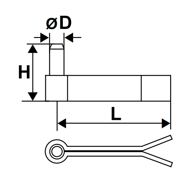 Gond à Sceller 2 Lames Torbel Acier Noir 40x5 Mm Ø 14 Mm Longueur 160 Mm 1 Gond à Sceller 2 Lames Torbel Acier Noir 40x5 Mm Ø 14 Mm Longueur 160 Mm