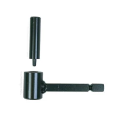 I.N.G. Fixations Gond Béton Volet Simple Queue Carrée 80 Mm Ø 14 Mm Acier Noir X12