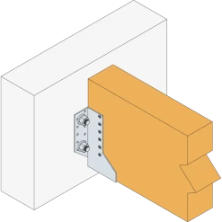 Simpson Strong-Tie Sabot à Ailes Extérieures SAEL - Largeur 120 Mm - Hauteur 440 Mm - Épaisseur 2 Mm 9 Simpson Strong-Tie Sabot à Ailes Extérieures SAEL - Largeur 120 Mm - Hauteur 440 Mm - Épaisseur 2 Mm -Boutique du manoir hd c sae380 instill ill instld sae wood to concrete eu fr cn step02 png