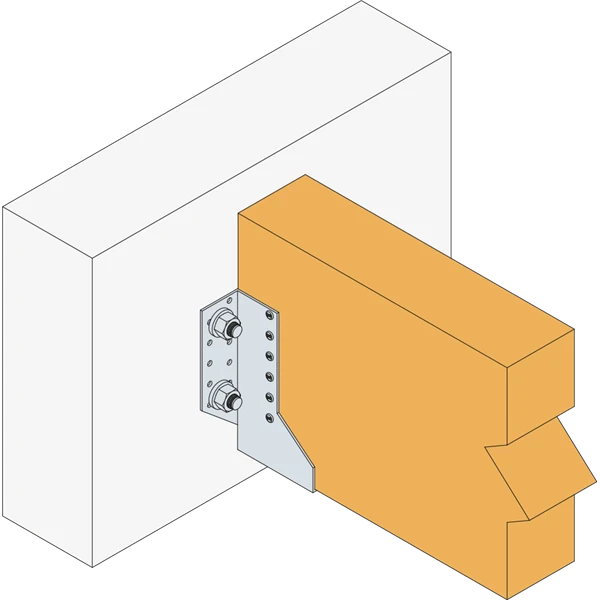 Simpson Strong-Tie Sabot à Ailes Extérieures SAEL - Largeur 120 Mm - Hauteur 440 Mm - Épaisseur 2 Mm 5 Simpson Strong-Tie Sabot à Ailes Extérieures SAEL - Largeur 120 Mm - Hauteur 440 Mm - Épaisseur 2 Mm - Image 5