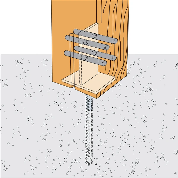 Simpson Strong-Tie Broche STD Pour Connecteurs à âme Intérieure 8x180 Mm 4 Simpson Strong-Tie Broche STD Pour Connecteurs à âme Intérieure 8x180 Mm - Image 4