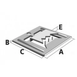 Crochet CLIP Pour Lambris Bois 24x0.4x24 Mm épaisseur 3 Mm 250 Pièces Simpson Strong-Tie CLIP3/250 Simpson-Strong-Tie -Boutique du manoir imageproduct306952 2