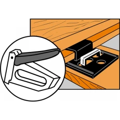 Crochet CLIP Pour Lambris Bois 24x0.4x24 Mm épaisseur 3 Mm 250 Pièces Simpson Strong-Tie CLIP3/250 Simpson-Strong-Tie