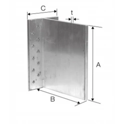 Simpson Strong-Tie Étrier En âme Aluminium Simpson BTALU1200 Simpson-Strong-Tie