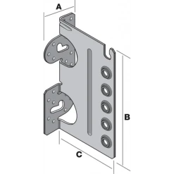 Étrier En âme Intérieure CBH Simpson Strong-Tie CBH150/2,5 -Boutique du manoir imageproduct349613
