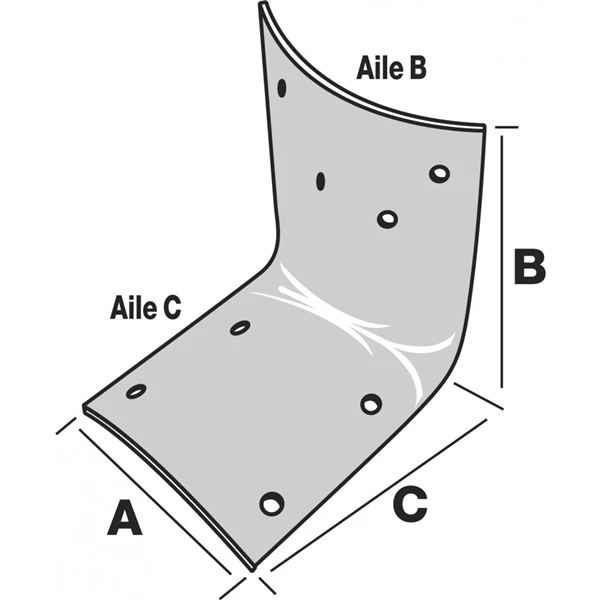 Équerre Pour Bois Rond De 80 à 140 Mm Simpson Strong-Tie Simpson-Strong-Tie EBR80-B 2 Équerre Pour Bois Rond De 80 à 140 Mm Simpson Strong-Tie Simpson-Strong-Tie EBR80-B - Image 2