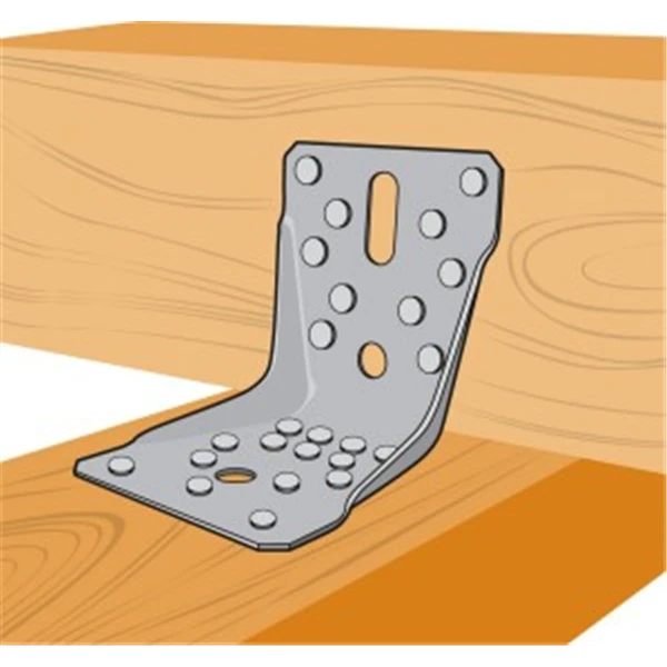 Equerre Renforcé En Acier Galvanisé De 60x89x89mm Simpson Strong-Tie 4 Equerre Renforcé En Acier Galvanisé De 60x89x89mm Simpson Strong-Tie - Image 4