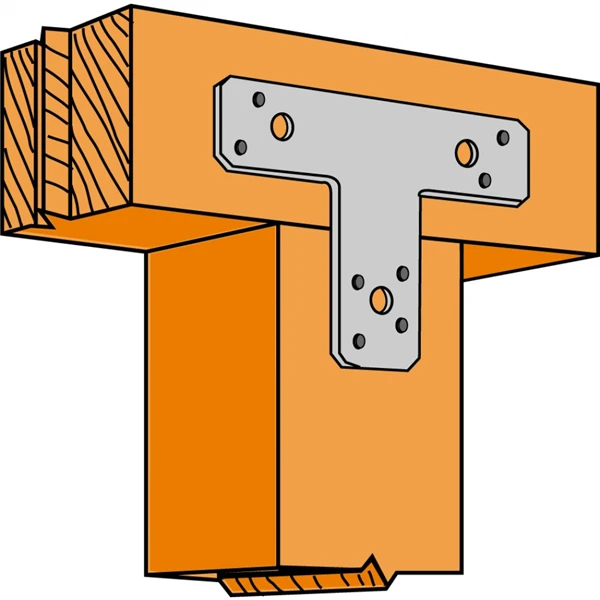 Ferrure De Renforcement En T Simpson Strong-Tie 66T 3 Ferrure De Renforcement En T Simpson Strong-Tie 66T - Image 3