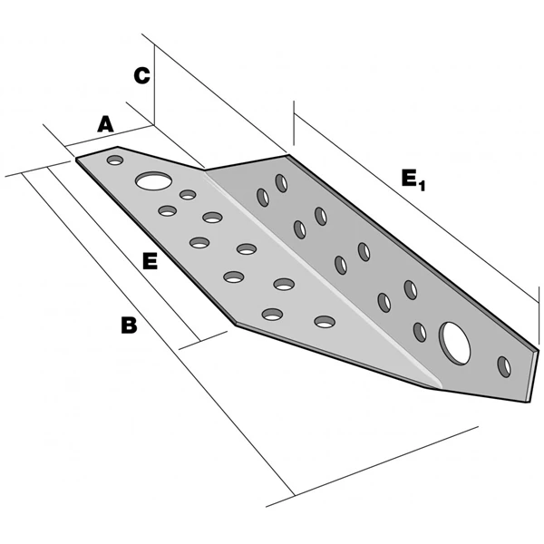 Patte De Solivage Trapézoïdale Droite Simpson Strong-Tie PSTD180/30/1,5 2 Patte De Solivage Trapézoïdale Droite Simpson Strong-Tie PSTD180/30/1,5 - Image 2