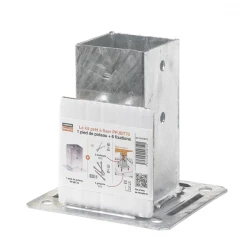 Simpson Strong-Tie Pied De Poteau Carré Sur Platine Largeur 71 Mm Hauteur 150 Mm -Boutique du manoir imageproduct354782 3