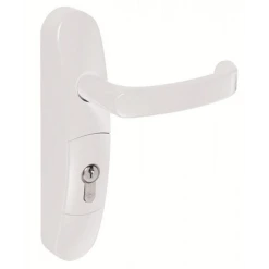 JPM Ensemble Extérieur Béquille Réversible Débrayable à Clé Prisonnière Noir